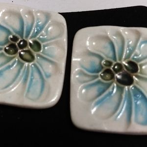 Porcelain Earrings Wingfoot Pottery